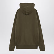 Moncler x Mercedes-Benz by Nigo military green cotton zipped sweatshirt