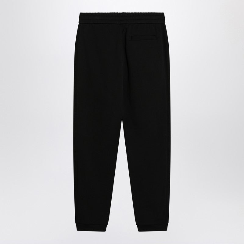 Pantalon de jogging en coton noir Moncler