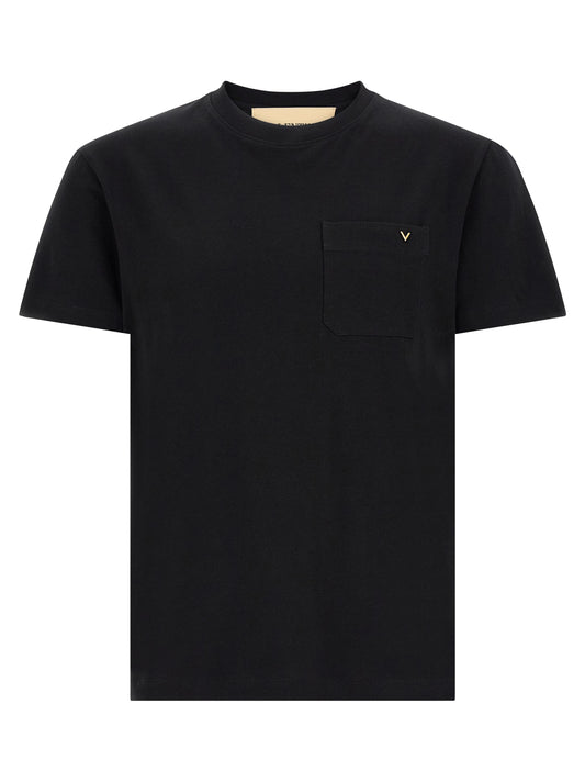 Valentino Garavani T-Shirt for Men – Black Cotton Tee