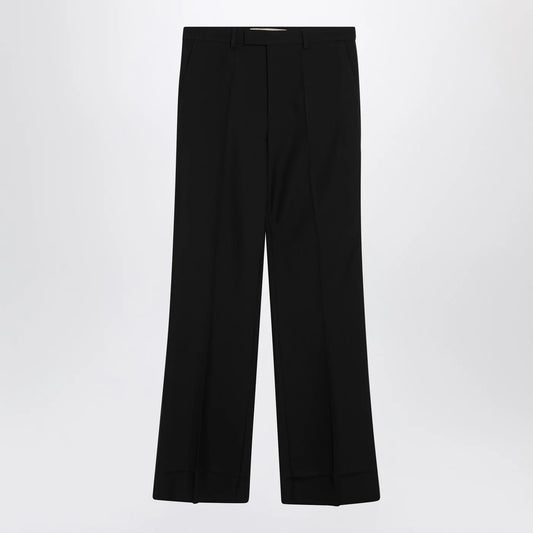 Valentino Black wool-blend trousers