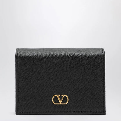 Valentino Garavani Signature black leather VLogo wallet