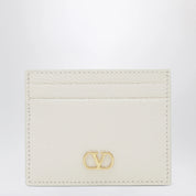 Valentino Garavani Vlogo Signature ivory cardholder