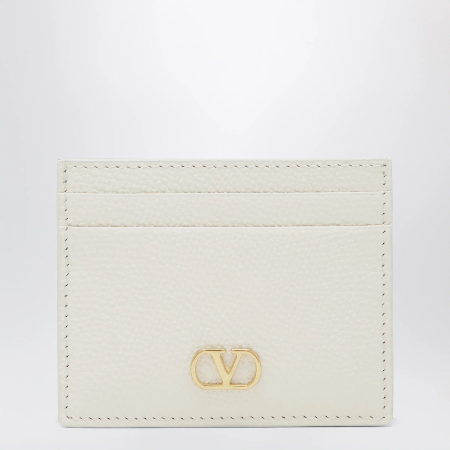 Valentino Garavani Vlogo Signature ivory cardholder