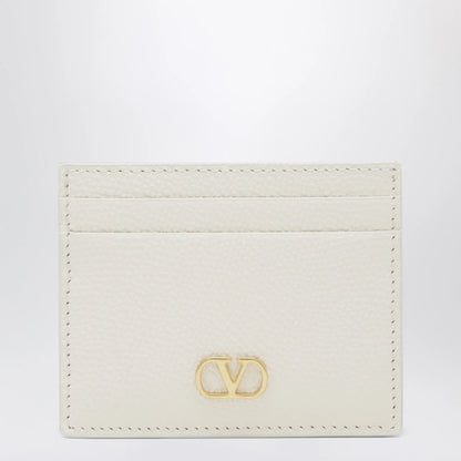 Valentino Garavani Vlogo Signature ivory cardholder