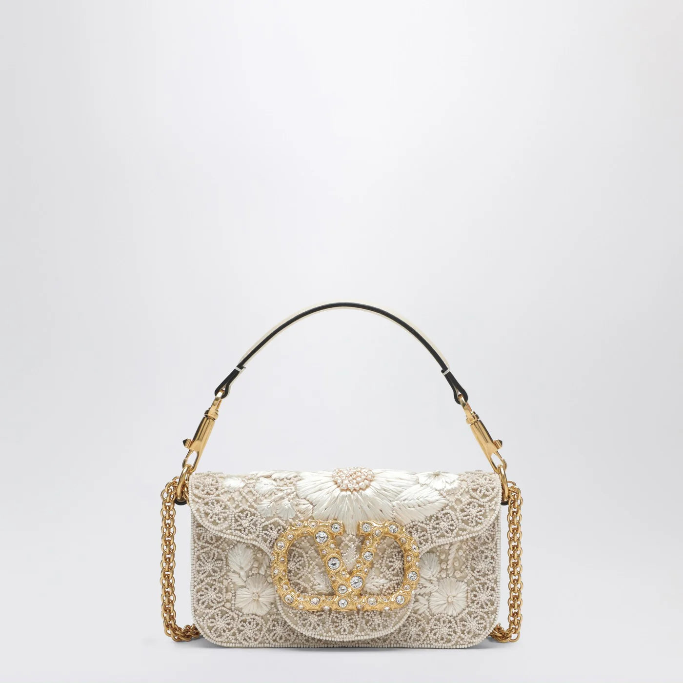 Valentino Garavani Small Locò bag with VLogo Signature jewel