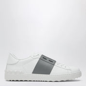 Valentino Garavani White/Dark Steel Open Sneakers
