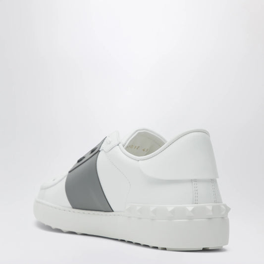 Valentino Garavani White/Dark Steel Sneakers — Men