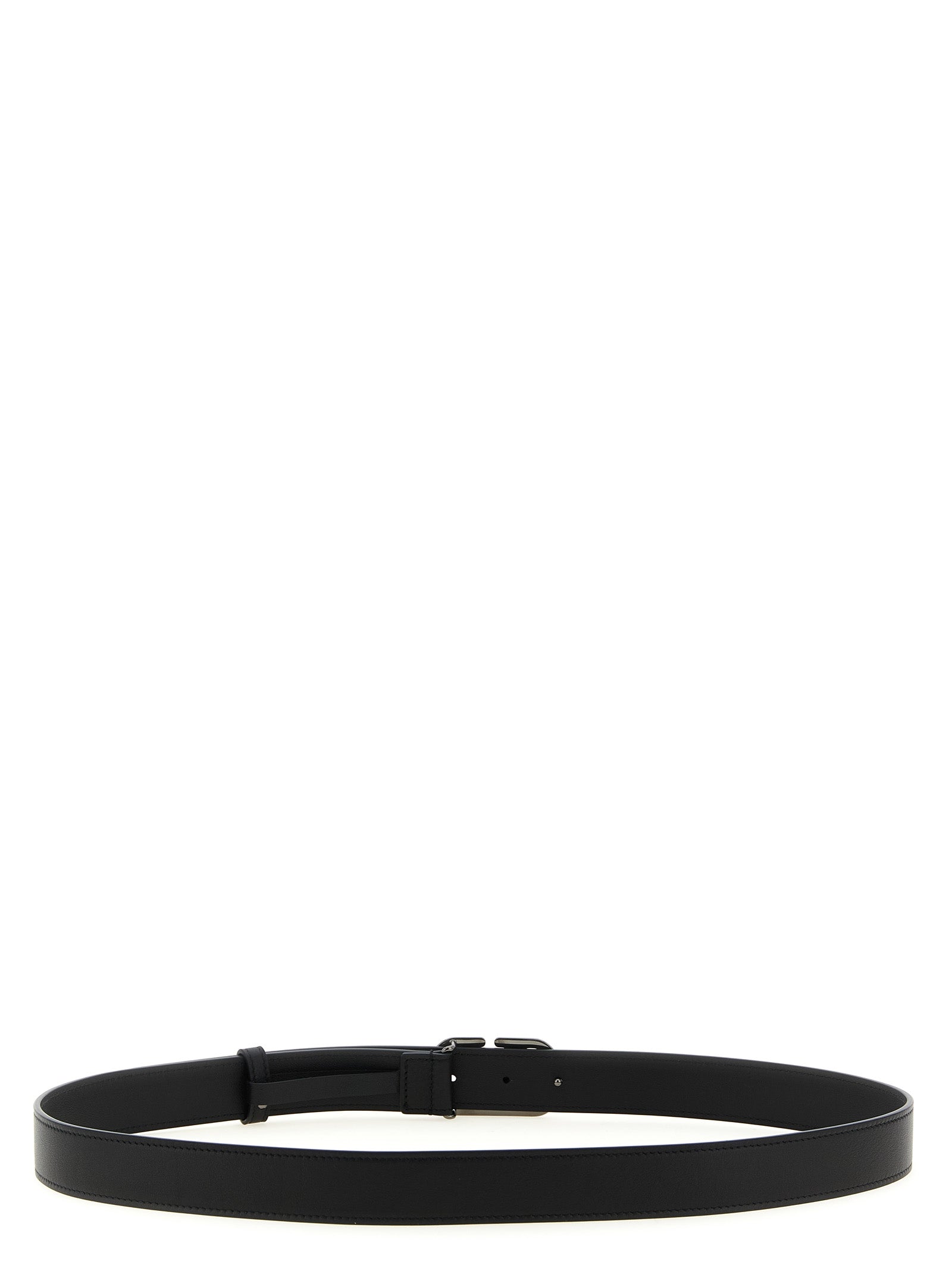 Valentino Garavani VLogo Signature Belt — Black, 3cm