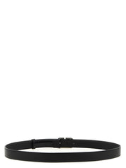 Valentino Garavani VLogo Signature Belt — Black, 3cm