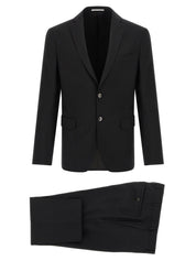 Pal Zileri Wool Ceremony Suit - Men's Black Suit