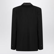 ANINE BING Chaqueta cruzada negra Ross