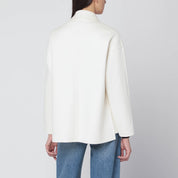 ANINE BING Ivory wool and cashmere jacket