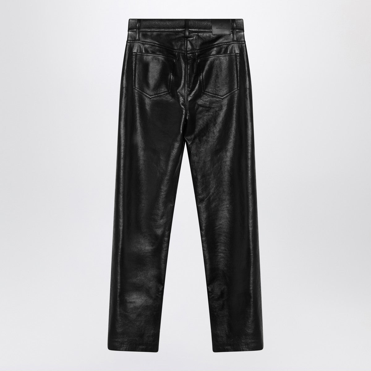 ANINE BING Bruno pants in black regenerated leather