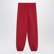 ANINE BING Red jogging pants in brushed cotton blend
