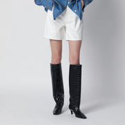 ANINE BING Ecru Kat denim Shorts