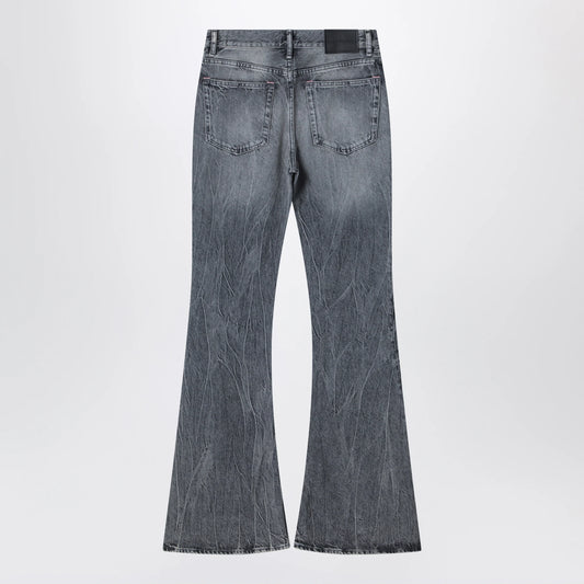 Acne Studios Black faded flared jeans