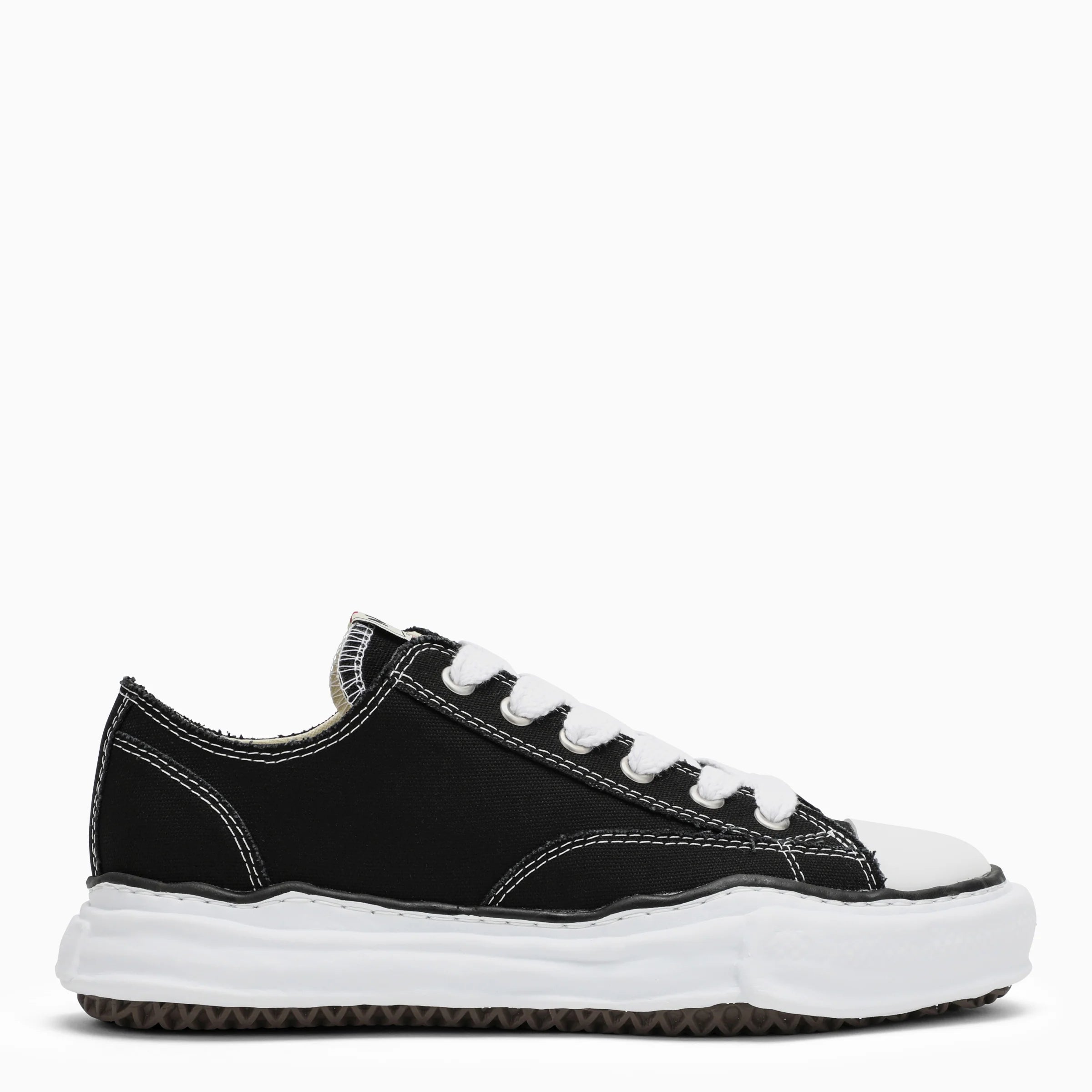 Maison MIHARA YASUHIRO Black Peterson Low Sneakers in canvas