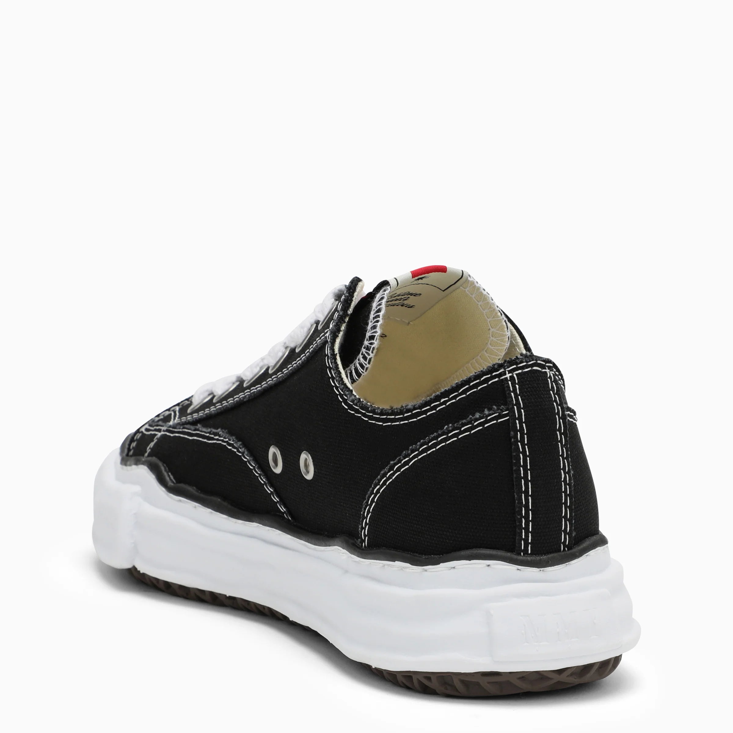 Maison MIHARA YASUHIRO Black Peterson Low Sneakers in canvas