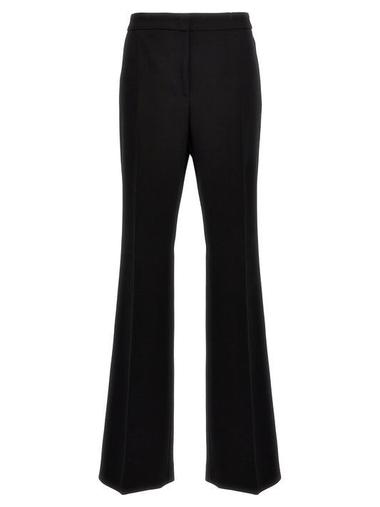 Moschino Crepe Trousers — Wide Leg Wool Blend