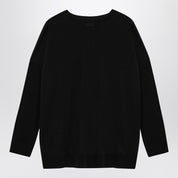 Roberto Collina Black wool crew-neck sweater