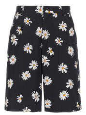 Moschino Short Trousers — Margherite Print Bermuda Shorts