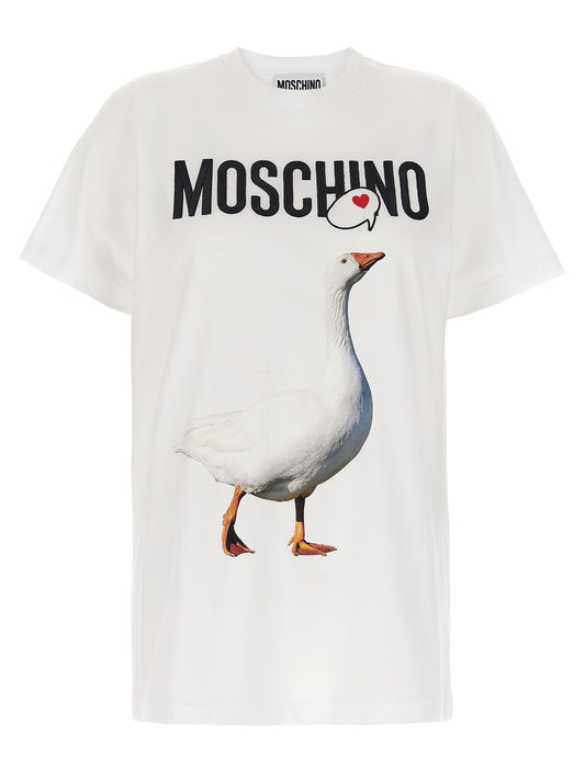Moschino Embroidery T-shirt — Women's Topwear, White
