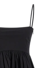Ganni Black Mini Frill Dress