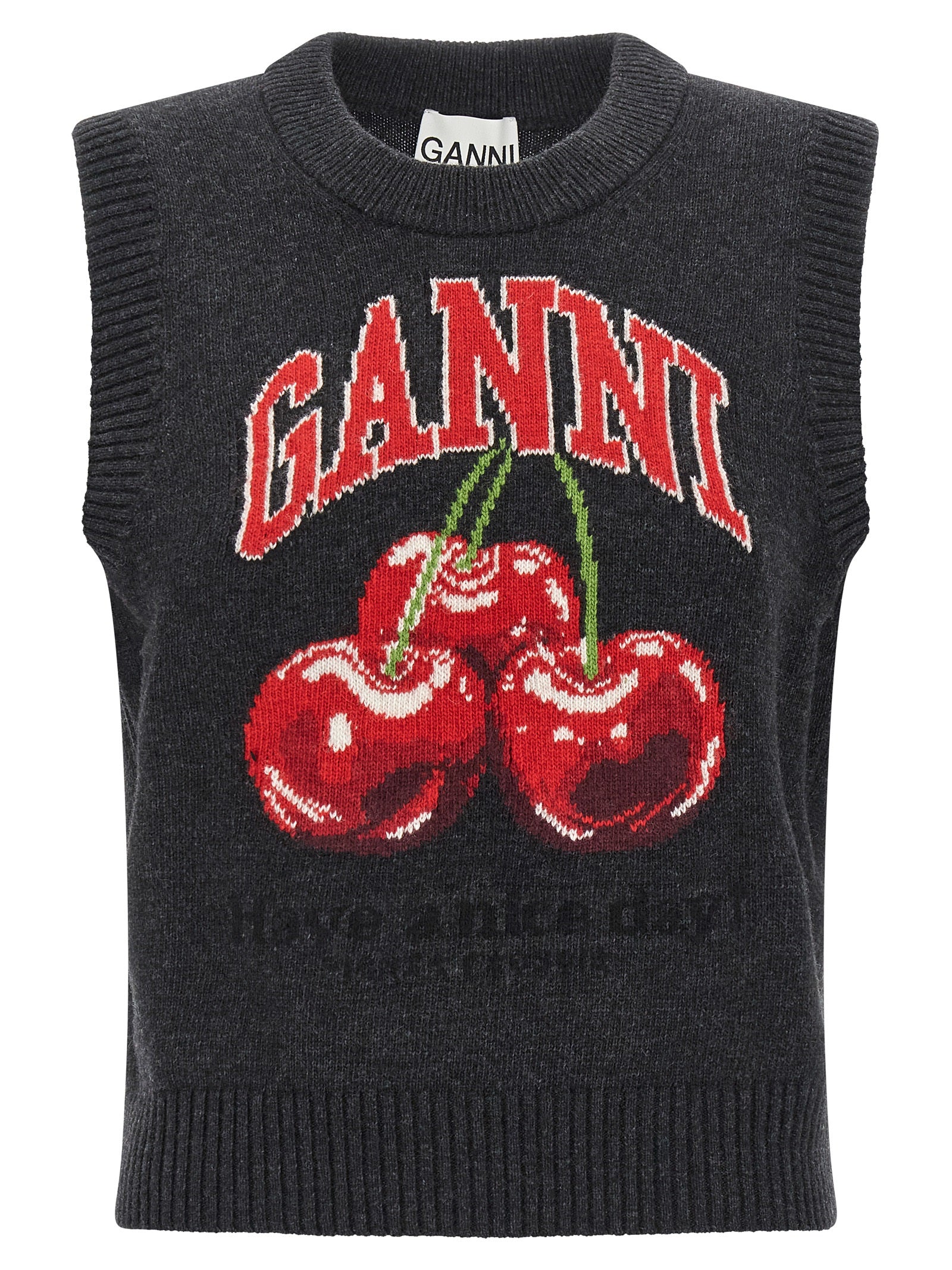 Ganni Cherry Vest