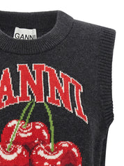 Ganni Cherry Vest