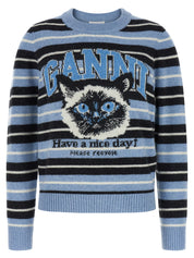 Ganni Graphic Wool Sweater