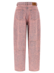 Ganni Pink Washed Stary Jeans