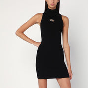 Diesel Black ribbed M-Onervax dress