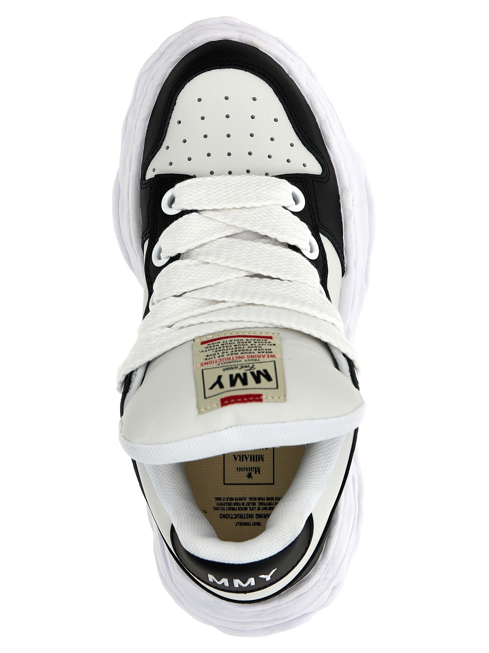 Maison Mihara Yasuhiro Wayne Sneakers — White/Black