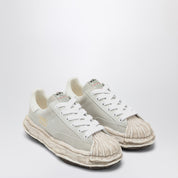 Maison MIHARA YASUHIRO Blakey light grey leather low trainer