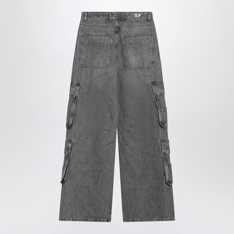 Diesel Jeans 1996 d-sire gris délavé coupe décontractée