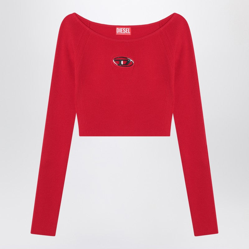 Diesel Red Top cropped M-Vera-Ls