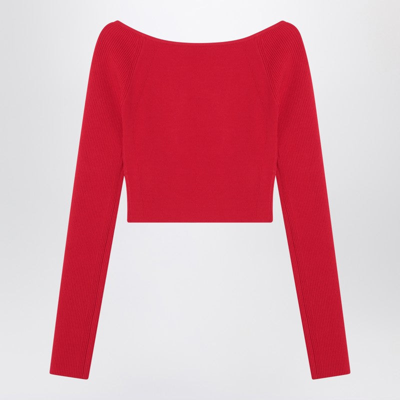 Diesel Red Top cropped M-Vera-Ls