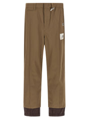 Maison Mihara Yasuhiro Trousers — Mix Layered Wool Gabardine