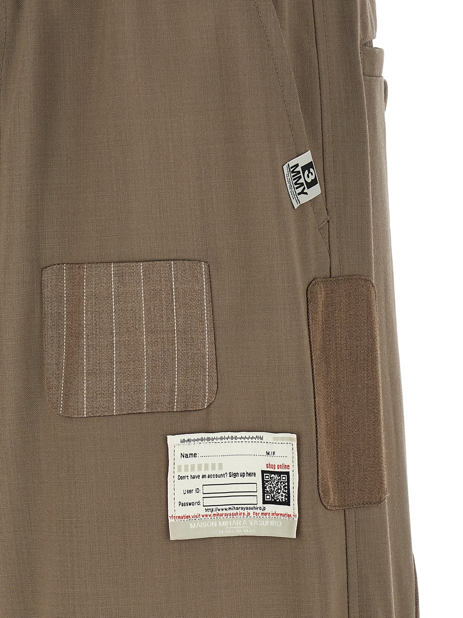 Maison Mihara Yasuhiro Repaired Wool Pants