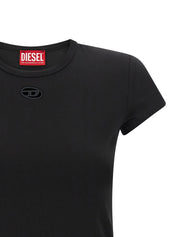 Diesel T-angie-od T-shirt — Women's Black Topwear