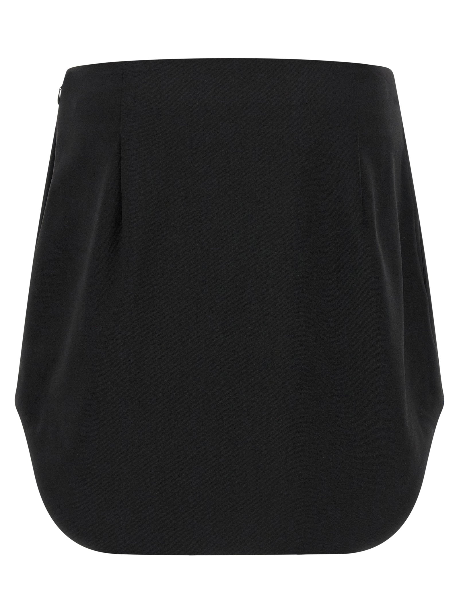 Diesel O-livery Skirt — Wool Mini Skirt, Black