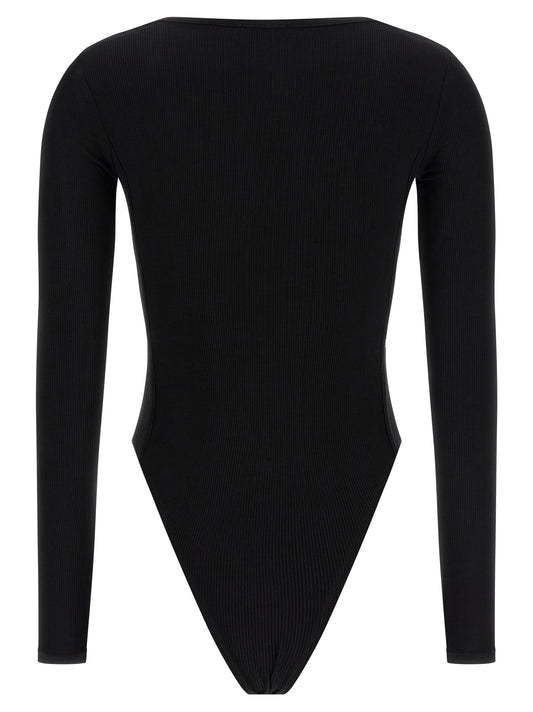 Diesel T-bodyn Bodysuit — Black Slim Topwear
