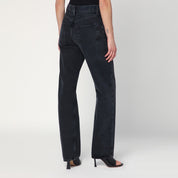 Jean Kelly Agolde Black V-Waist en denim recyclé