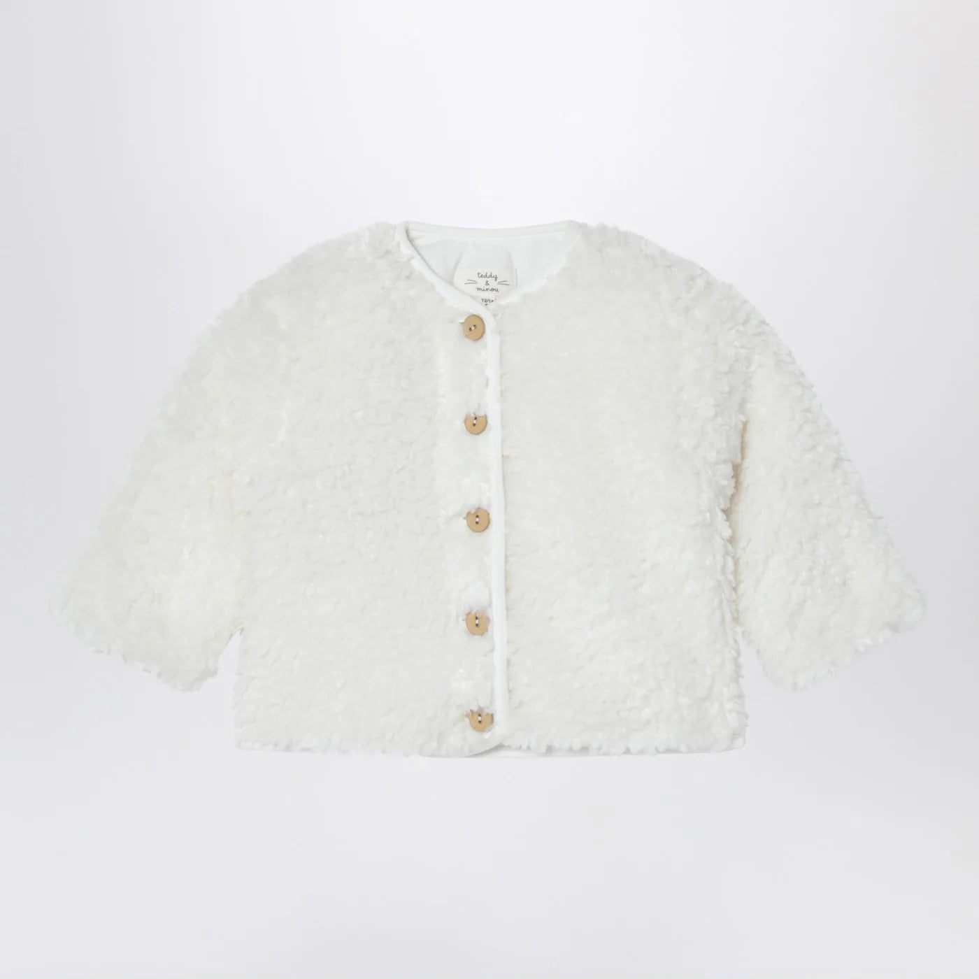 Teddy & Minou Milk-White Shearling Jacket