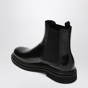 Dolce & Gabbana Dolce&Gabbana Black leather ankle boot