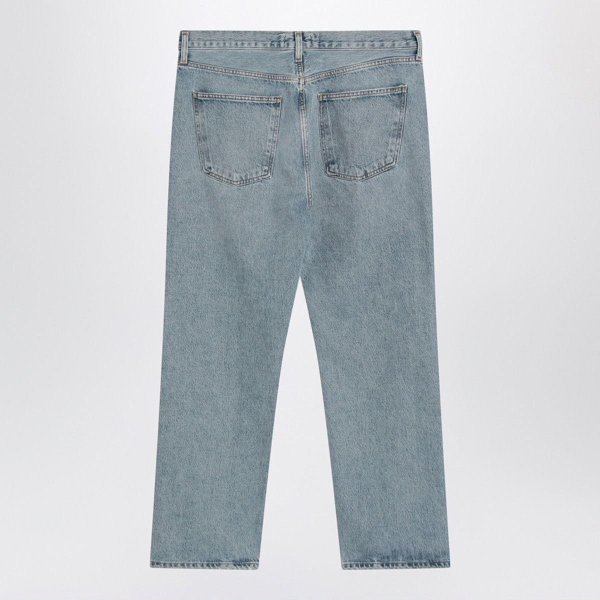Light blue jeans in regenerated denim cotton
