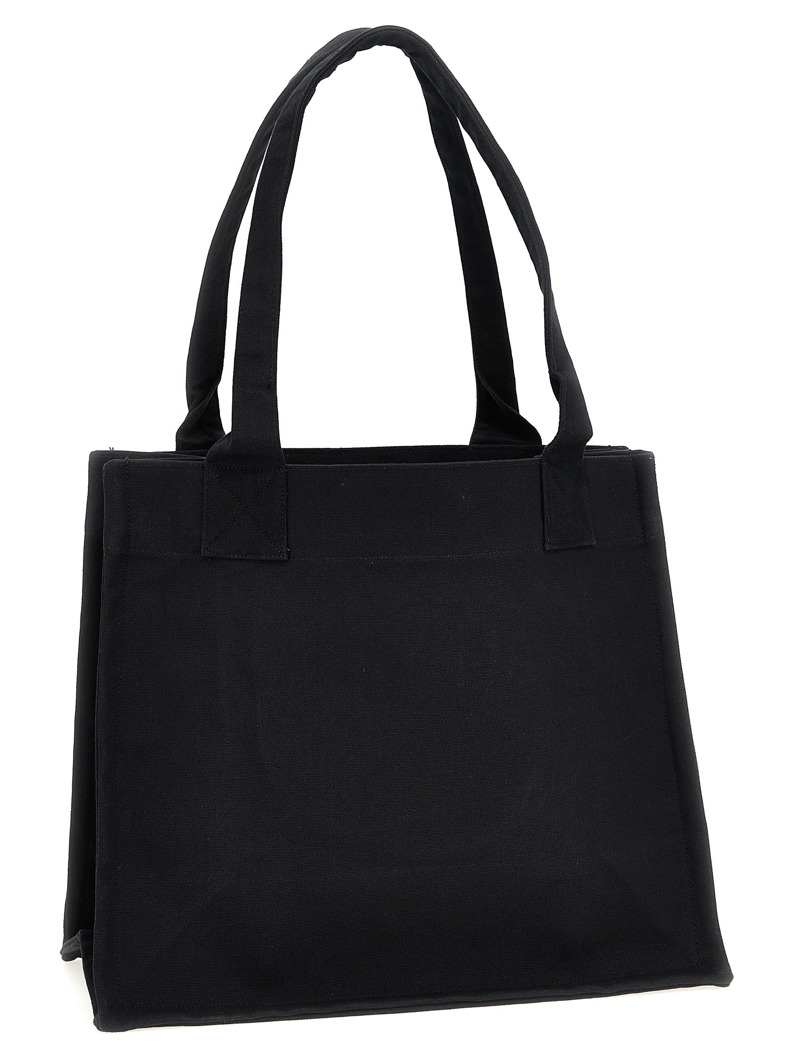 Ganni Large Easy Shopper - Contrasted Logo Bag