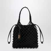 Moschino Basket Net black nappa bag