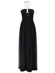 Tom Ford Silk Dress — Cut-Out Black Evening Dress