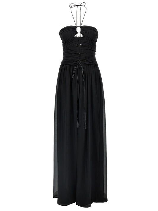 Tom Ford Silk Dress — Cut-Out Black Evening Dress
